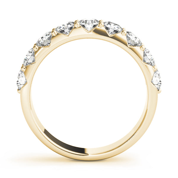 18kt Yellow Gold Women's Diamond Band 1.00ctw