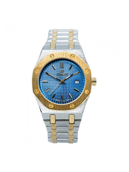 Men's Tungsten 2-tone watch with stainless steel case