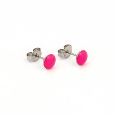 Stainless Steel Novelty Neon Hot Pink