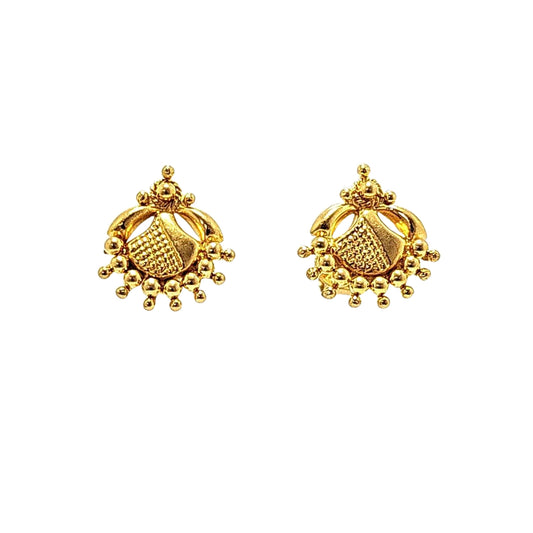 22kt Gold StarBurst Earrings