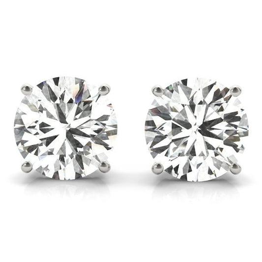 0.33CTW Lab Grown Diamond Stud Earrings in 14K White Gold - Pristine J LLC