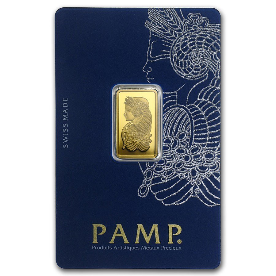 1 Gram Gold Bar – PAMP Suisse Lady Fortuna - Pristine J LLC