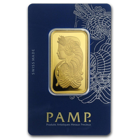 100 Gram Gold Bar – PAMP Suisse Lady Fortuna - Pristine J LLC