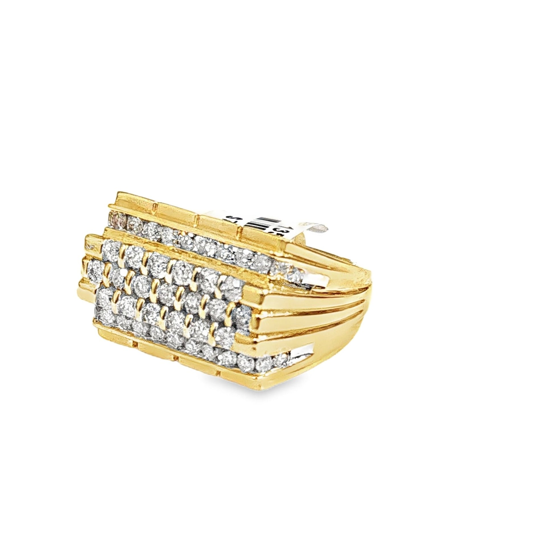 10kt Yellow Gold 1.50ctw Men's Diamond Ring - Pristine J LLC