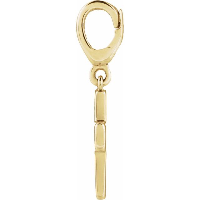 14K Yellow Gold Cross Charm / Pendant