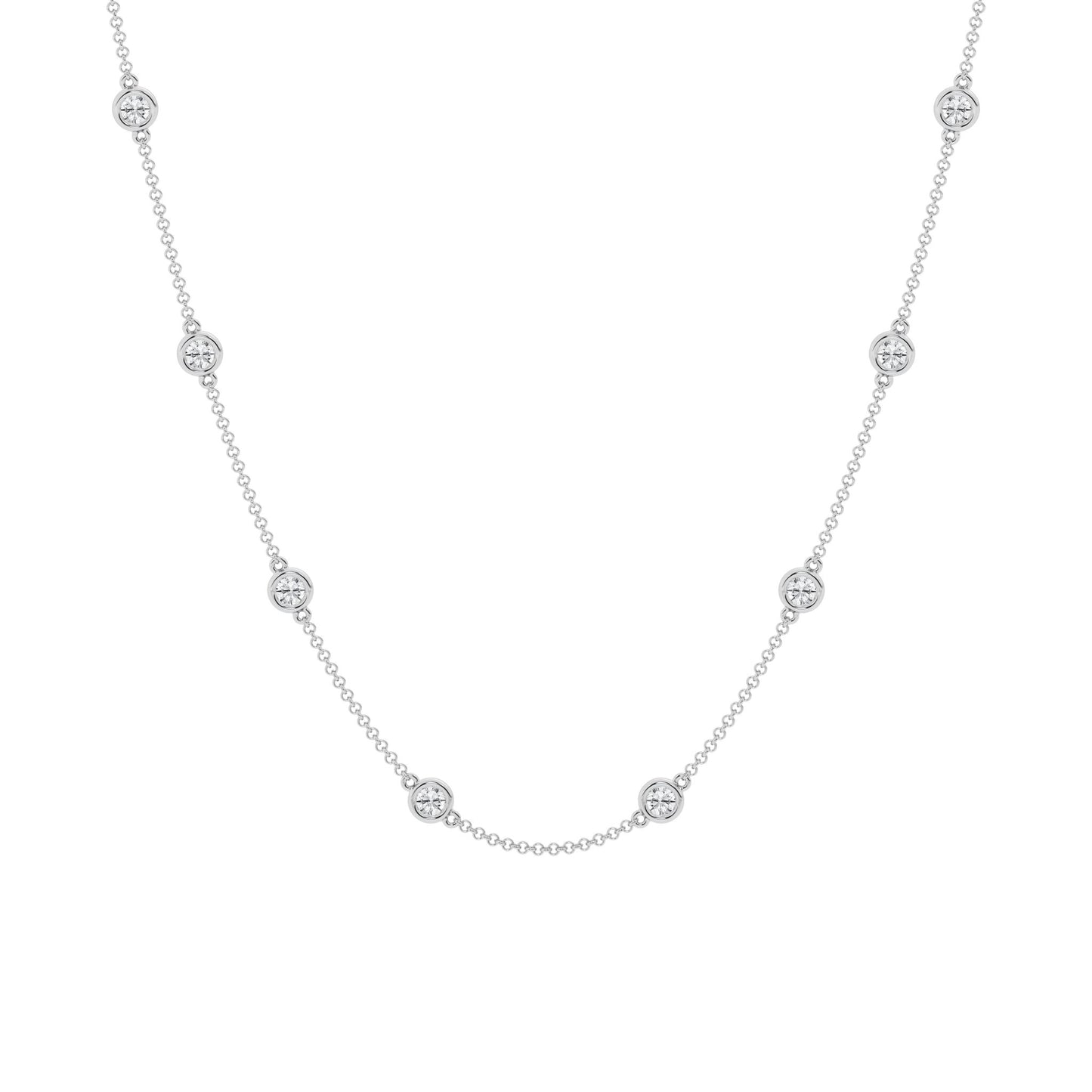 2.00 cttw Round Diamonds by the Yard Necklace - Pristine J LLC