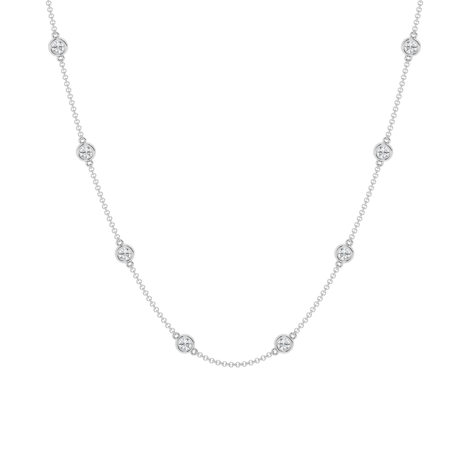 2.00 cttw Round Diamonds by the Yard Necklace - Pristine J LLC