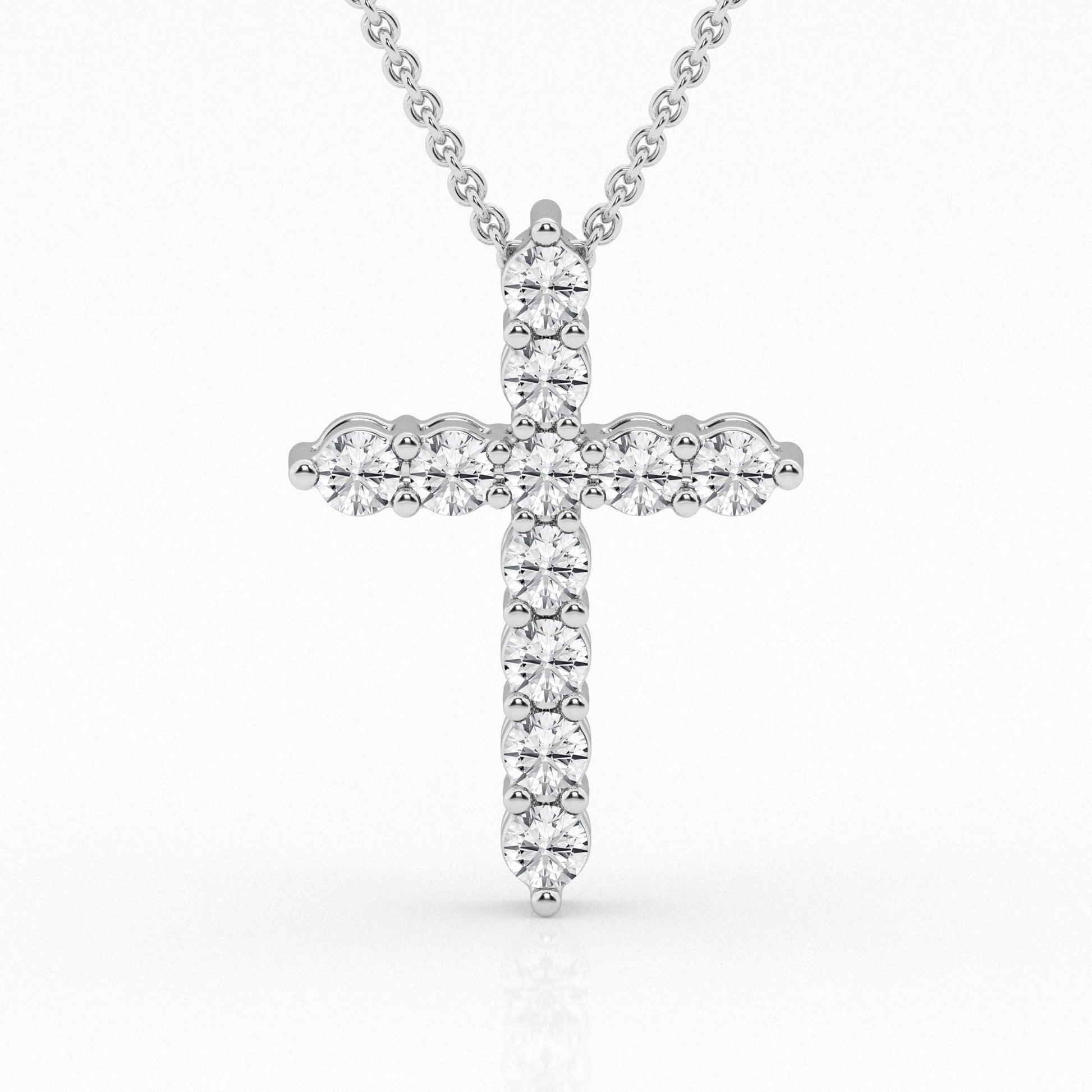 2.00 ctw Beautiful Cross Necklace Pendant - Pristine J LLC