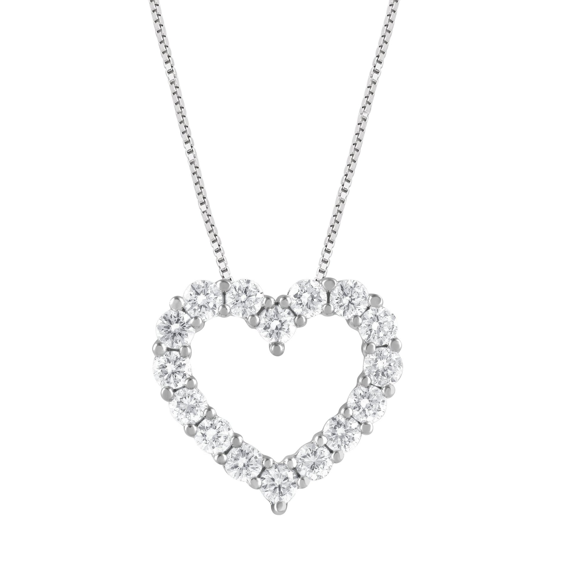 2.00 ctw Beautiful Heart Necklace Pendant - Pristine J LLC