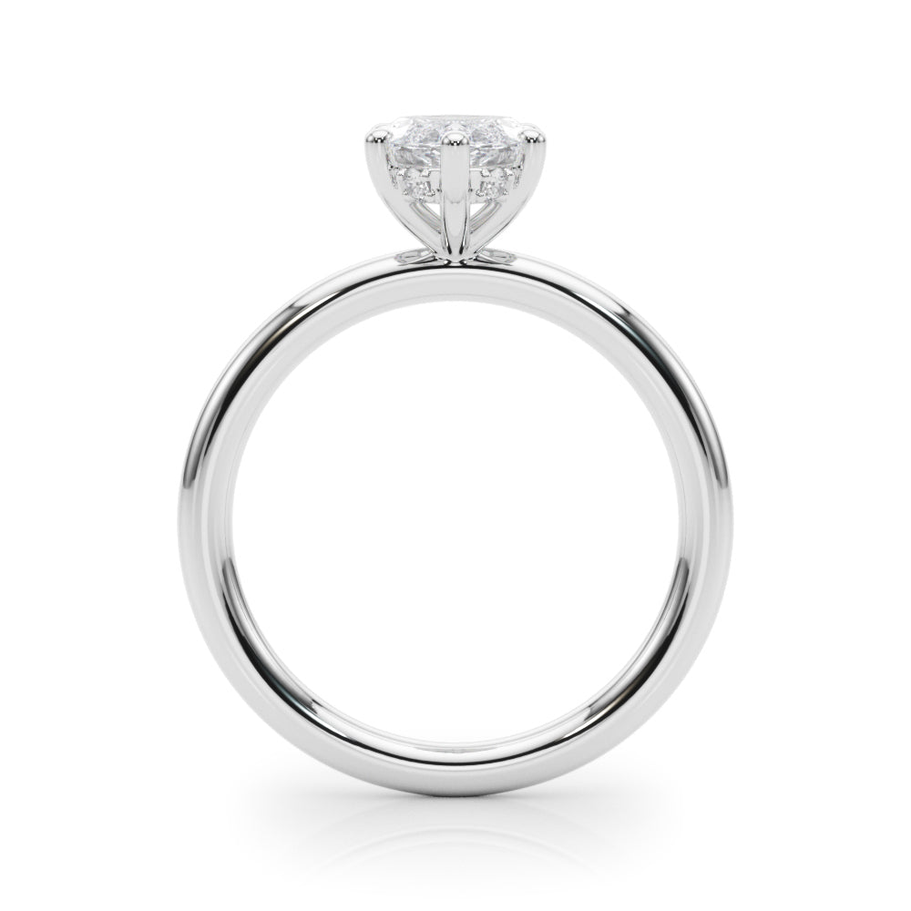 SPECIAL - IGI CERTIFIED 3.02ctw MARQUISE Halo Diamond Engagement Ring, Size : 7 (Free Sizing 6-9)