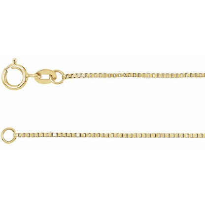 Sterling Silver 2 mm Box 20 & 24" Chain
