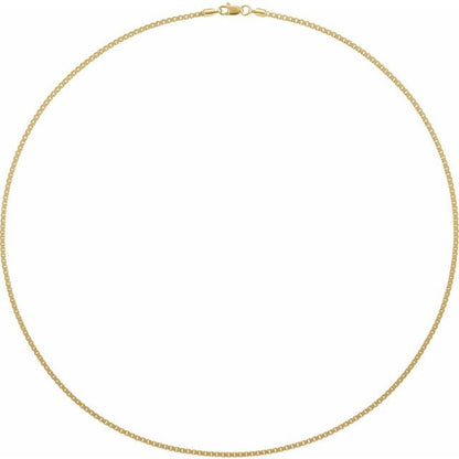 Sterling Silver 2 mm Box 20 & 24" Chain