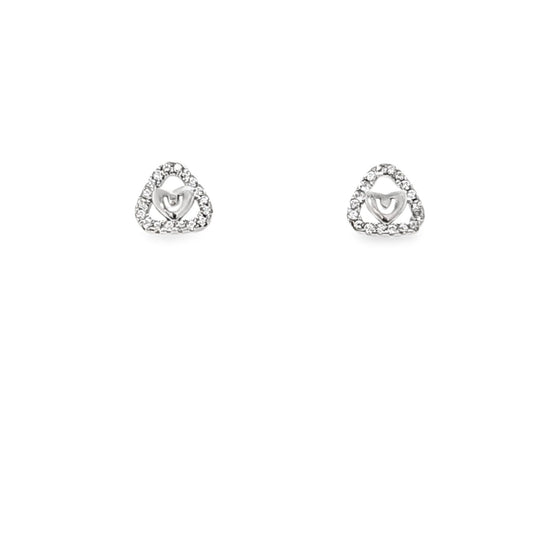 925 Silver Infinity CZ Earrings - Pristine J LLC