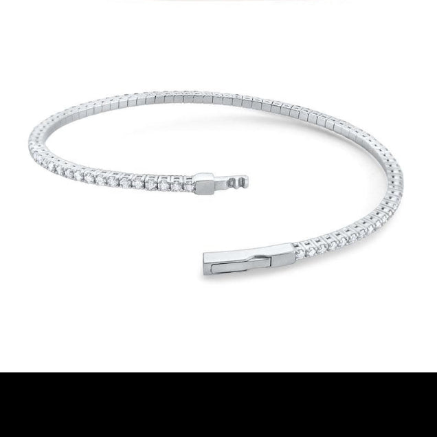2.17ctw Diamond Flex Bangles