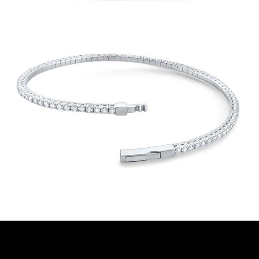 2.17ctw Diamond Flex Bangles