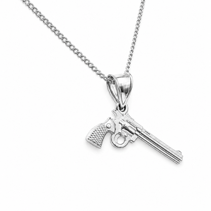 Magnum Gun Necklace Pendant