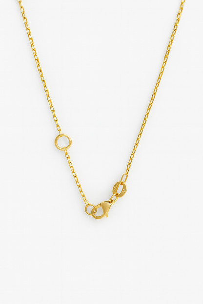 14kt Yellow Gold Mother of Pearl Pendant Necklace, 16.50 mm