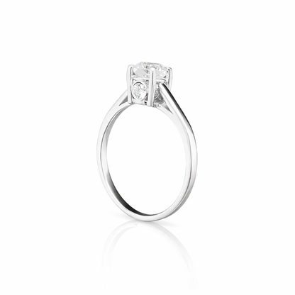 1.10ctw Diamond Solitaire Ring in 14kt White or Yellow Gold