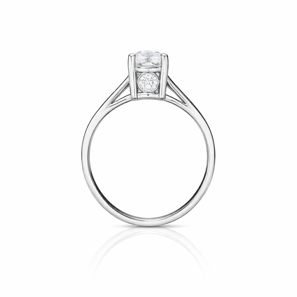 1.10ctw Diamond Solitaire Ring in 14kt White or Yellow Gold