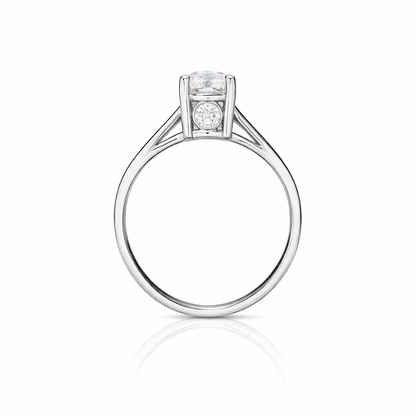 1.10ctw Diamond Solitaire Ring in 14kt White or Yellow Gold