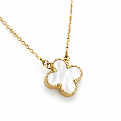 14kt Yellow Gold Mother of Pearl Pendant Necklace, 16.50 mm