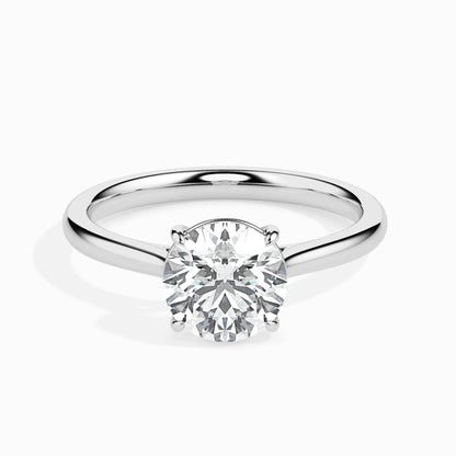 0.50ct Solitaire Diamond Wedding Ring in 14K Solid Gold – Size 5.5 (Free resizing 6–8)