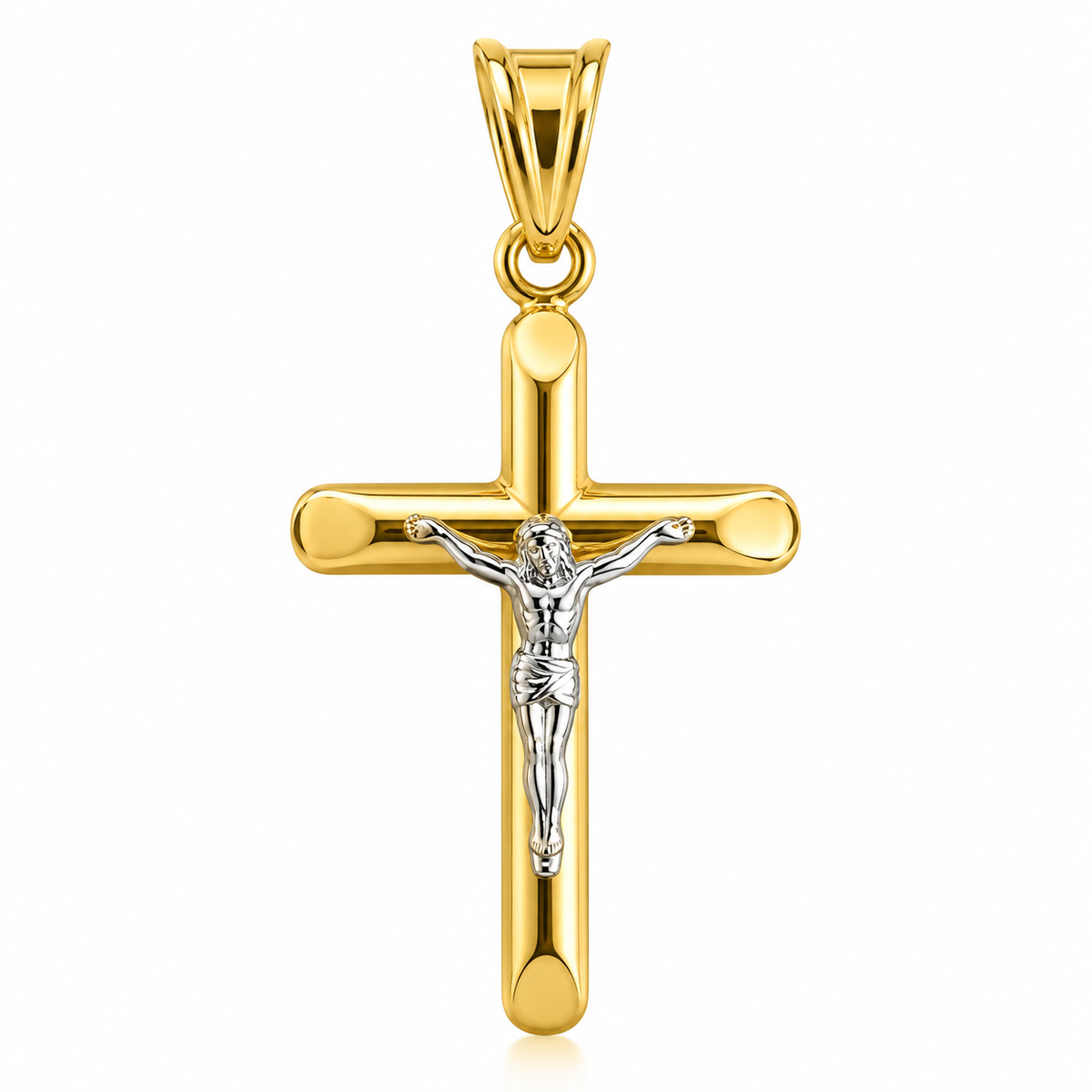 14K Yellow Gold 1.09gm Cross Pendant Only