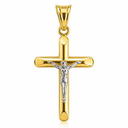 14K Yellow Gold 1.09gm Cross Pendant Only