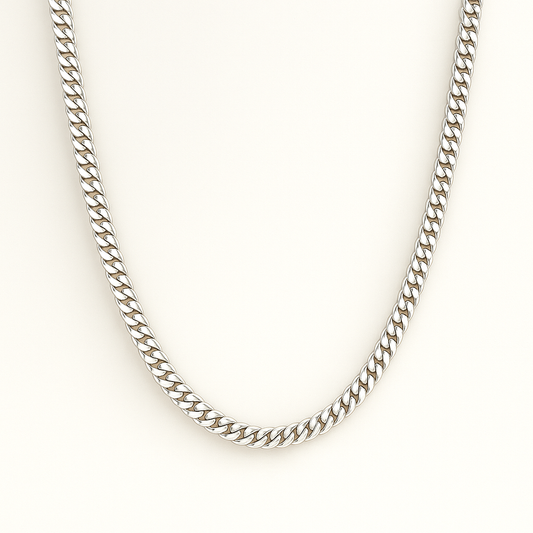 999 Handmade Silver Miami Cuban Chain – 5mm | 20 Inch