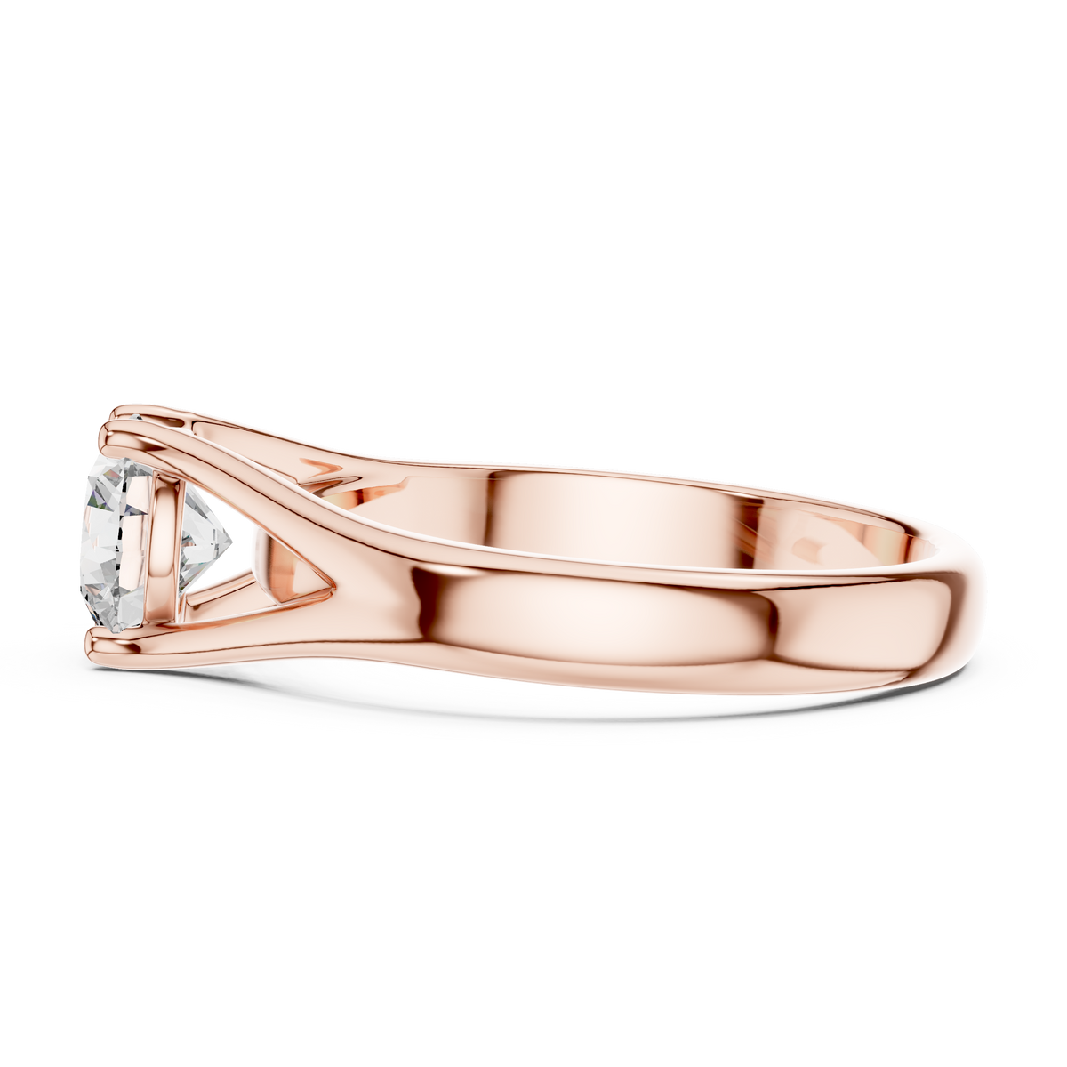 14K Gold IGI Certified 1.00 CT Lab-Grown Diamond Solitaire Ring