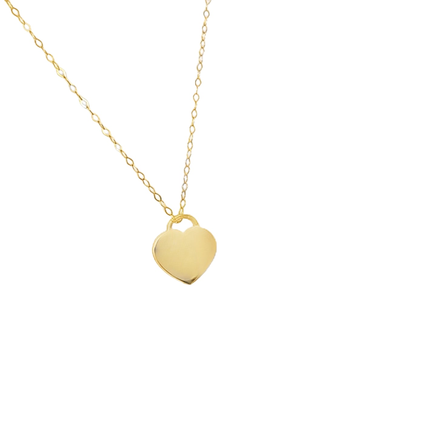 14kt Yellow Gold Heart Necklace Pendant