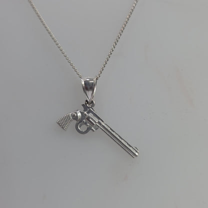 Magnum Gun Necklace Pendant