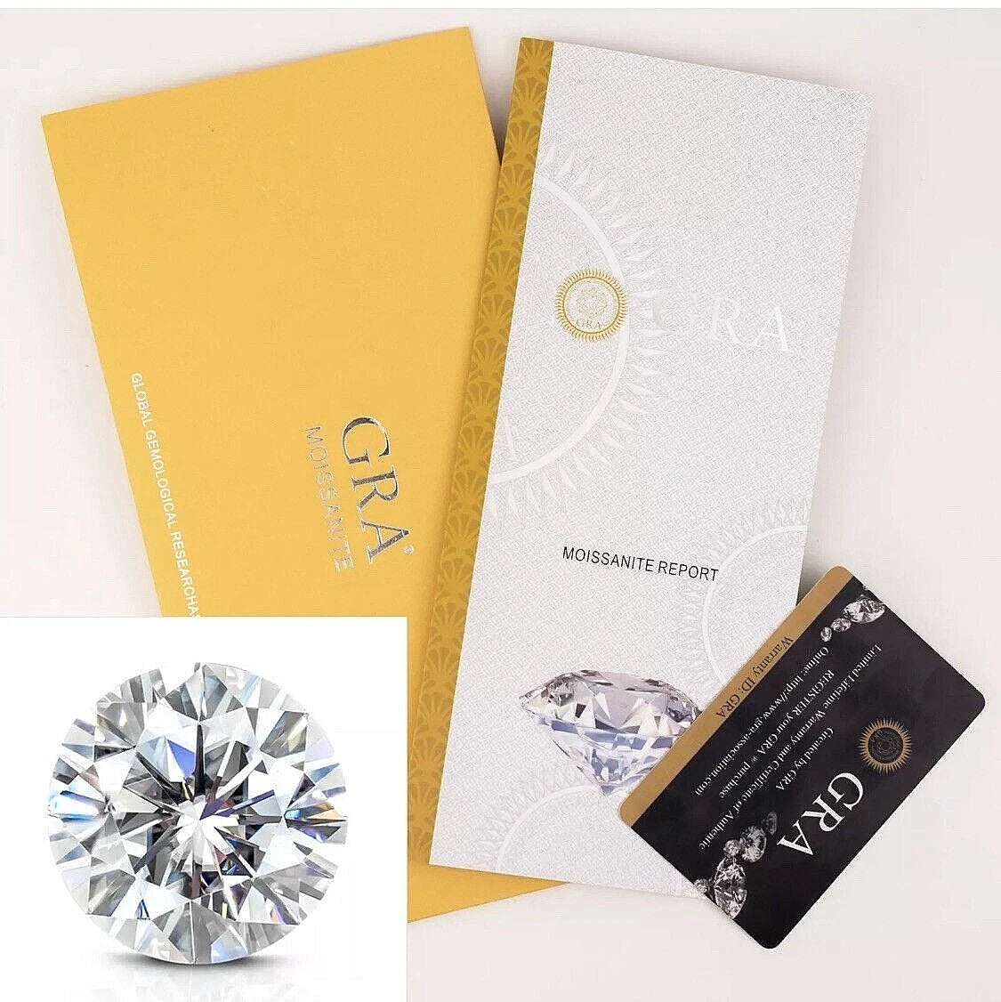 18KT Gold Over Silver – 13ct Certified Moissanite Bangle Bracelet