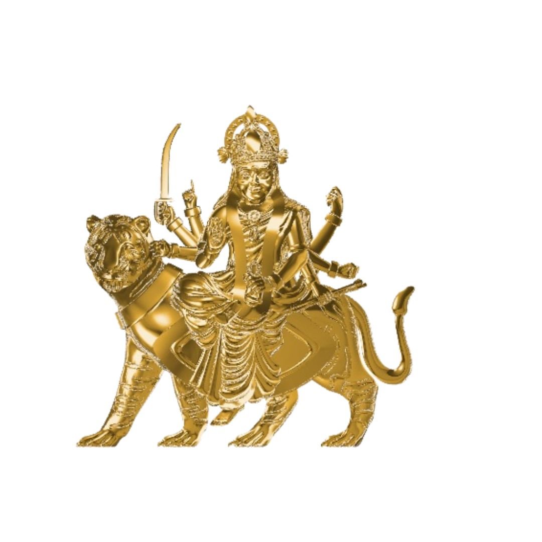 Special Edition Silver Durga Necklace Pendant - Pristine J LLC