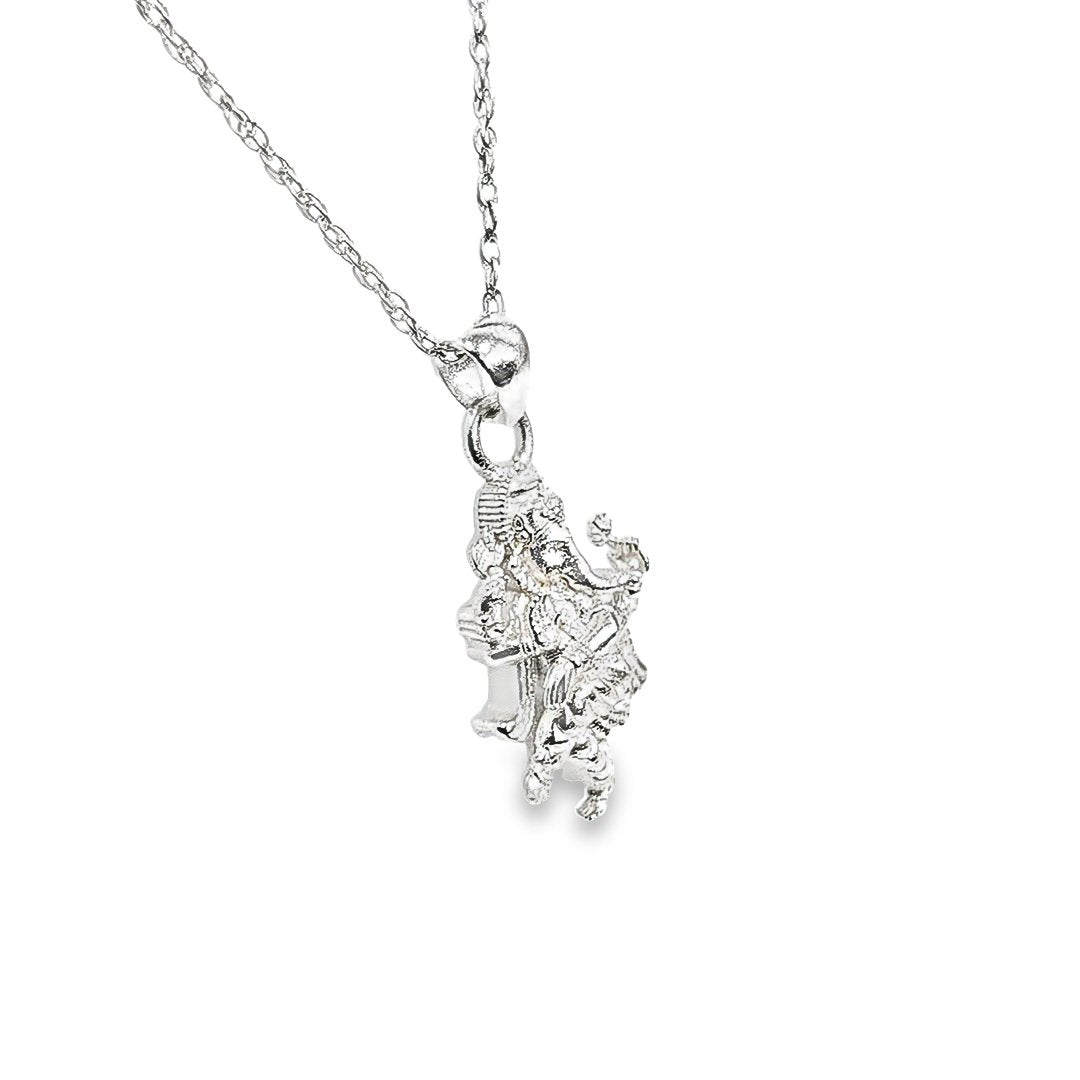 Special Edition Silver Petite Ganesh Necklace Pendant - Pristine J LLC