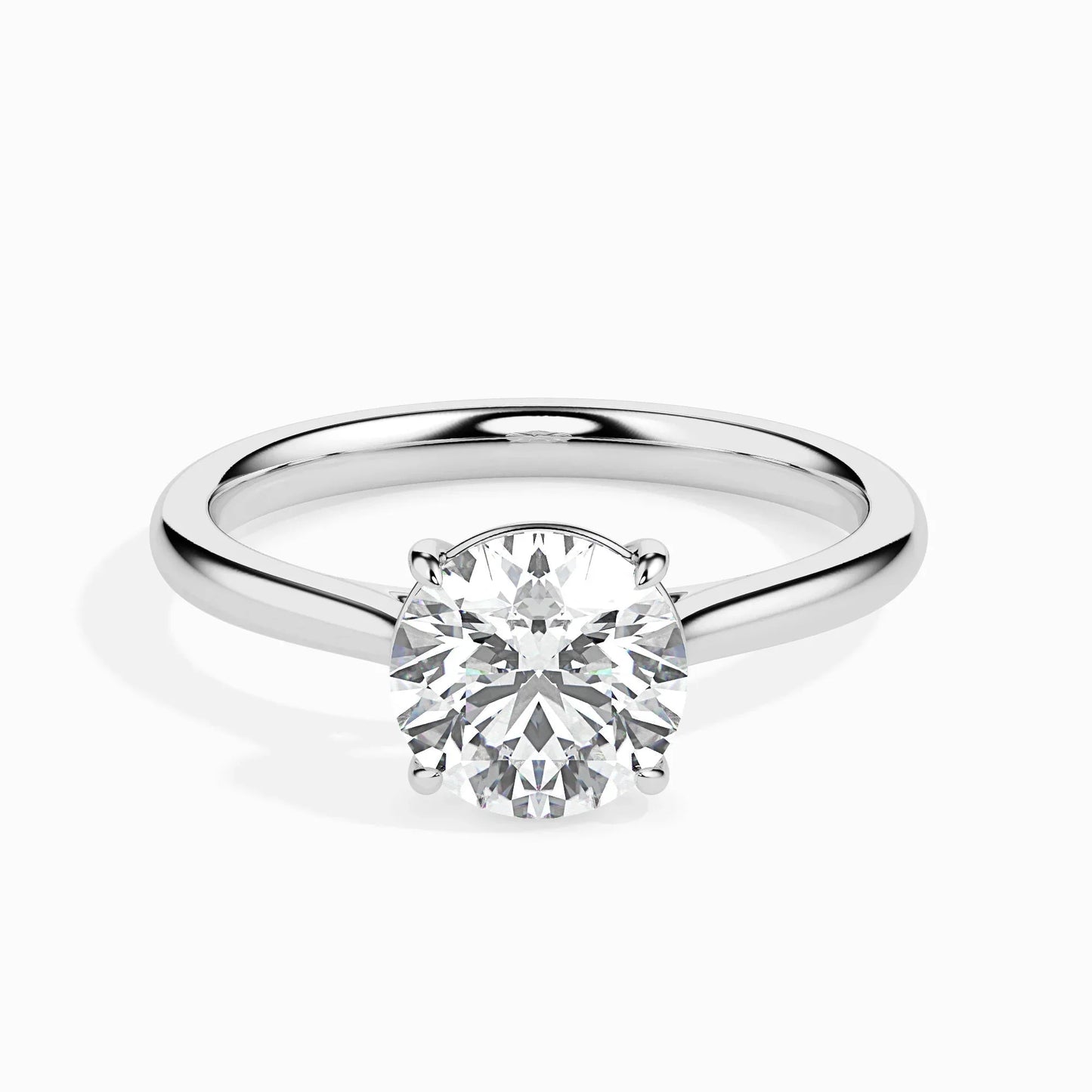 0.25ctw Solitaire Diamond Wedding Ring in 14K Solid Gold – Size 7 (Free resizing 6–8)